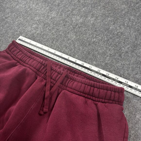 Nike Sportswear Club Fleece Joggers Men Medium Wine Red Tapered Sweatpants - Picture 8 of 10